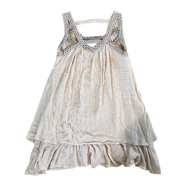 Illa Illa Cream Crepe Dress with Black Detail | Size Small - Picture 3 of 7